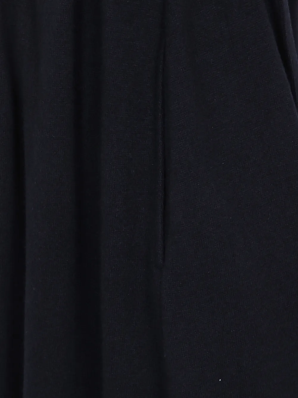 Yohji Yamamoto belted wool trousers Zwart