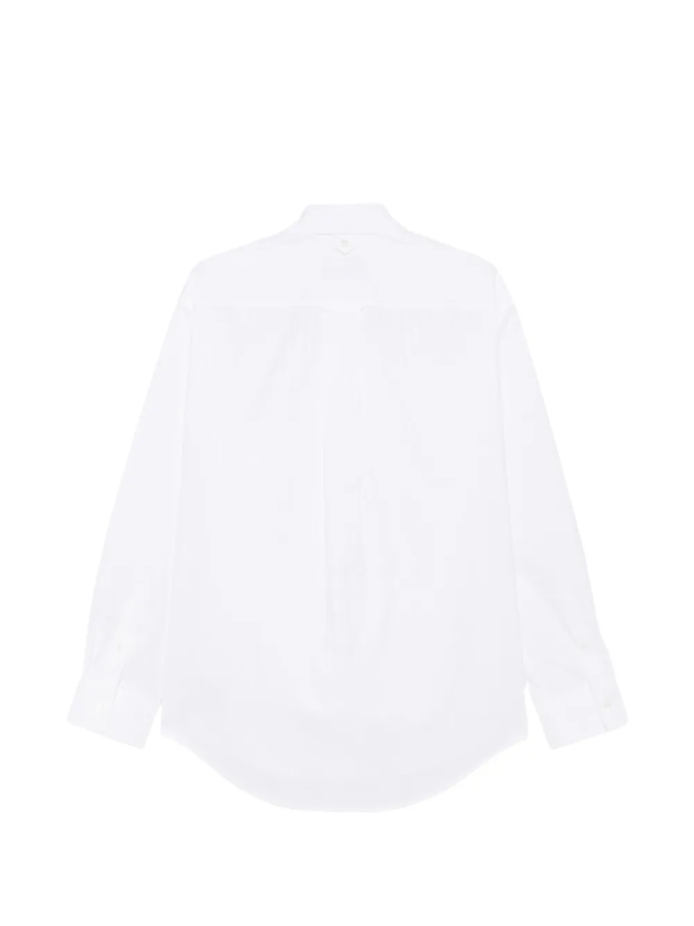 AMI Paris logo-embossed oversized shirt Wit