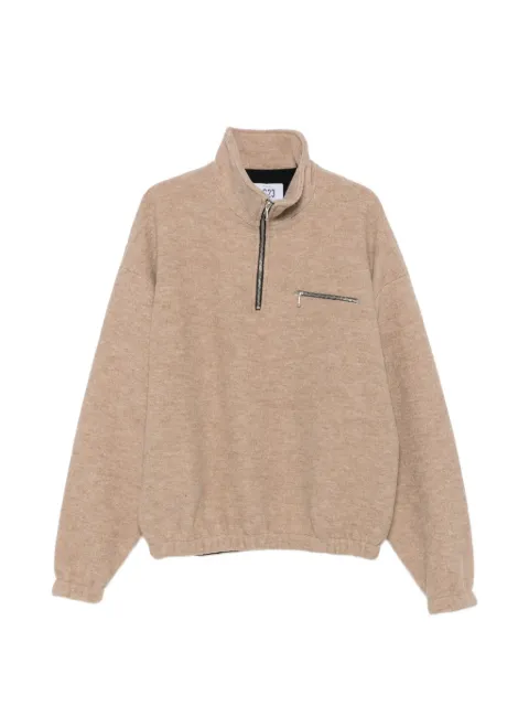 LC23 half-zip chest-pocket sweater