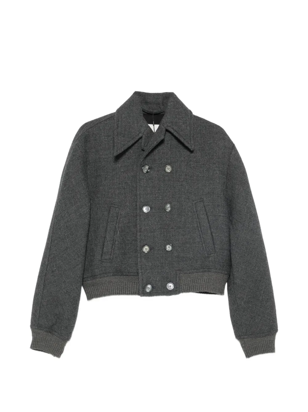 AMI Paris double-breasted bomber jacket - Grau