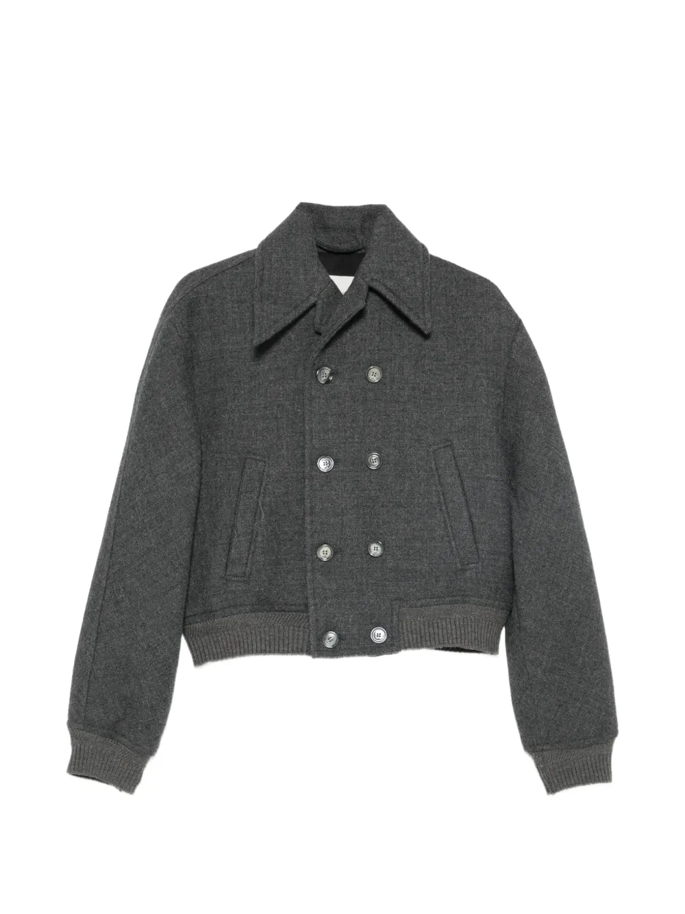 AMI Paris double-breasted bomber jacket - Grau