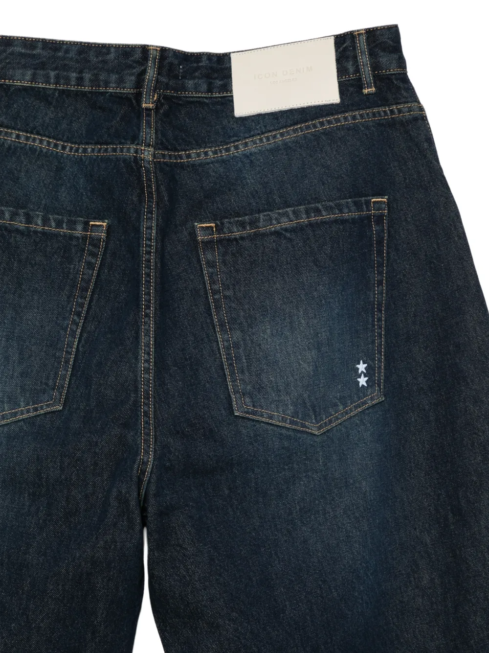 ICON DENIM Lee whiskered-effect jeans Blauw