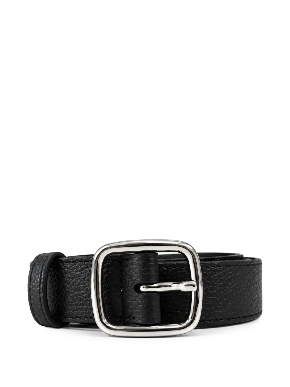 Anderson's grained leather belt - Nero