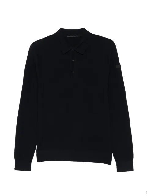 RRD polo-collar long-sleeve sweater