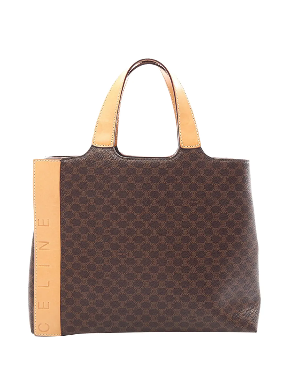 Celine Pre-Owned cabas en toile enduite Macadam (1990-2010) - Marron Celine Pre-Owned cabas en toile enduite Macadam (1990-2010) - Marron