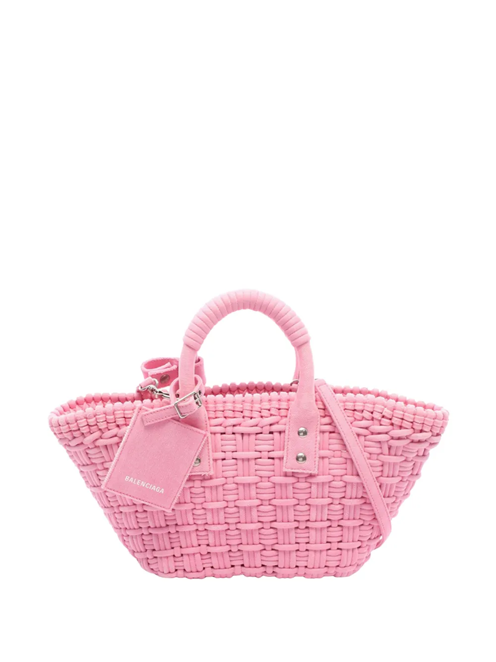 Balenciaga Pre-Owned sac à main Bistro Panier XS en similicuir (2015-2026) - Rose