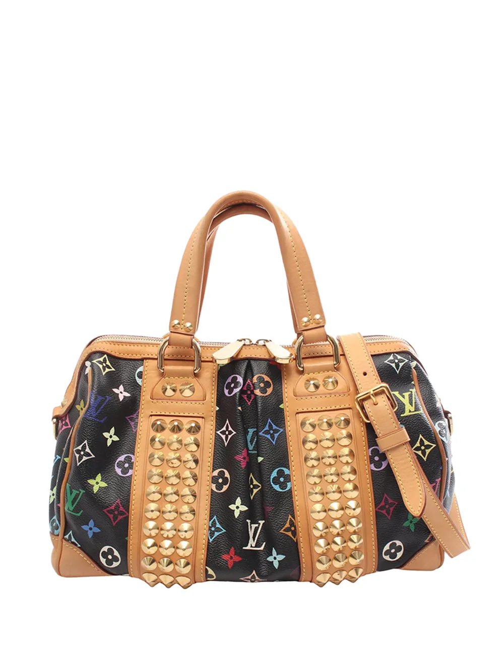 Louis Vuitton Pre-Owned 2021-2026 Monogram Multicolore Courtney MM satchel - Nero