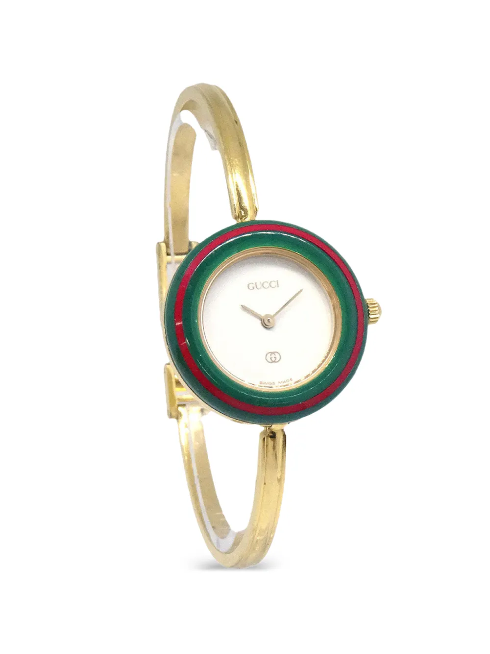 Gucci Pre-Owned 1100-L Change Bezel 25mm watch - Bianco