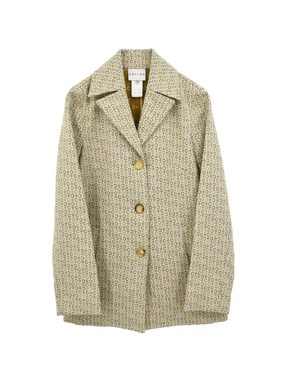 Celine Pre-Owned C-Macadam coat - Toni neutri