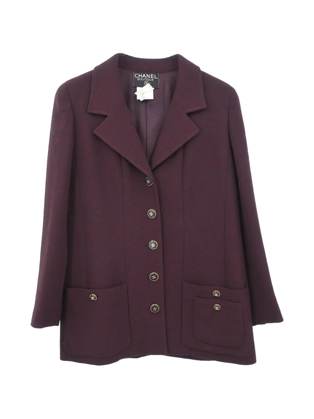 CHANEL Pre-Owned 1995 single-breasted jacket - Viola