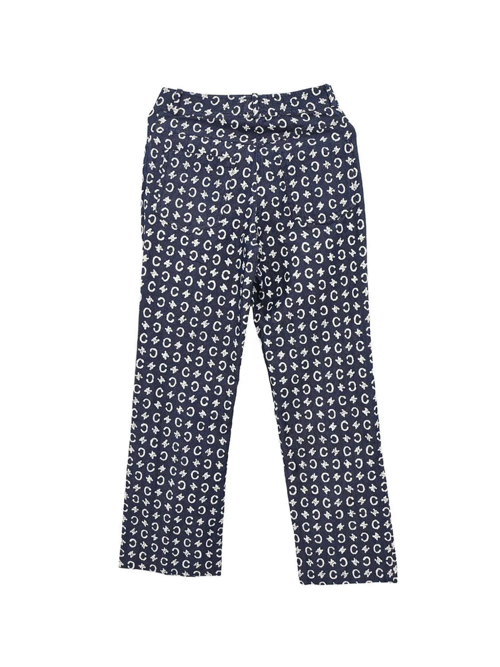 Celine Pre-Owned 2011 Macadam C straight-leg jeans - Blu