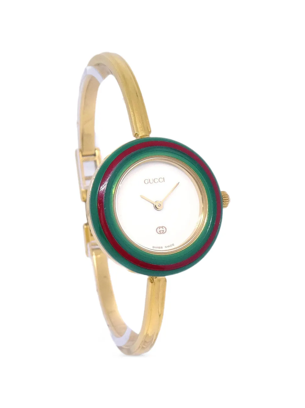 Gucci Pre-Owned Change Bezel 26mm watch - Weiß