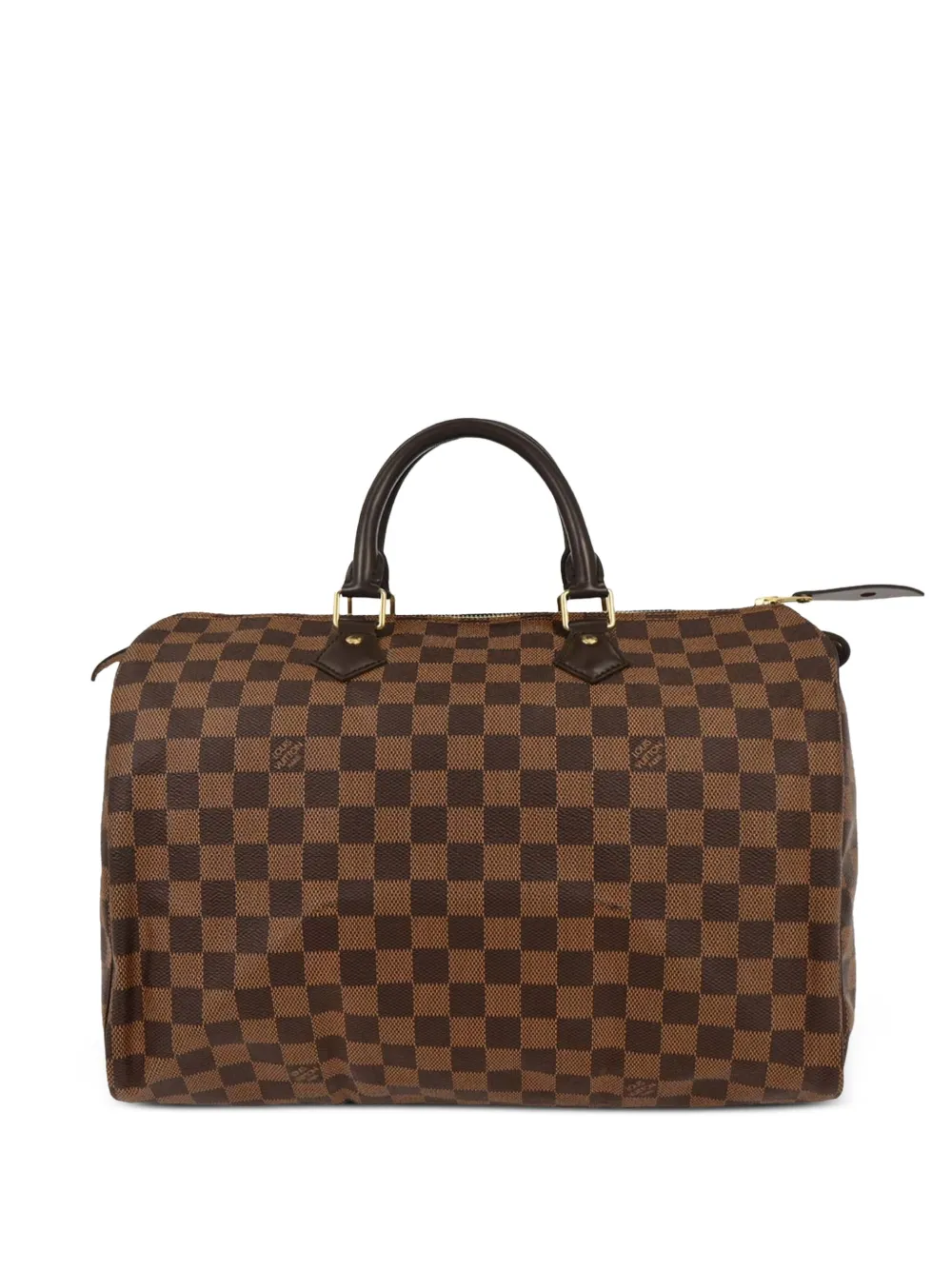 Louis Vuitton Pre-Owned Damier Speedy 35 travel bag - Marrone