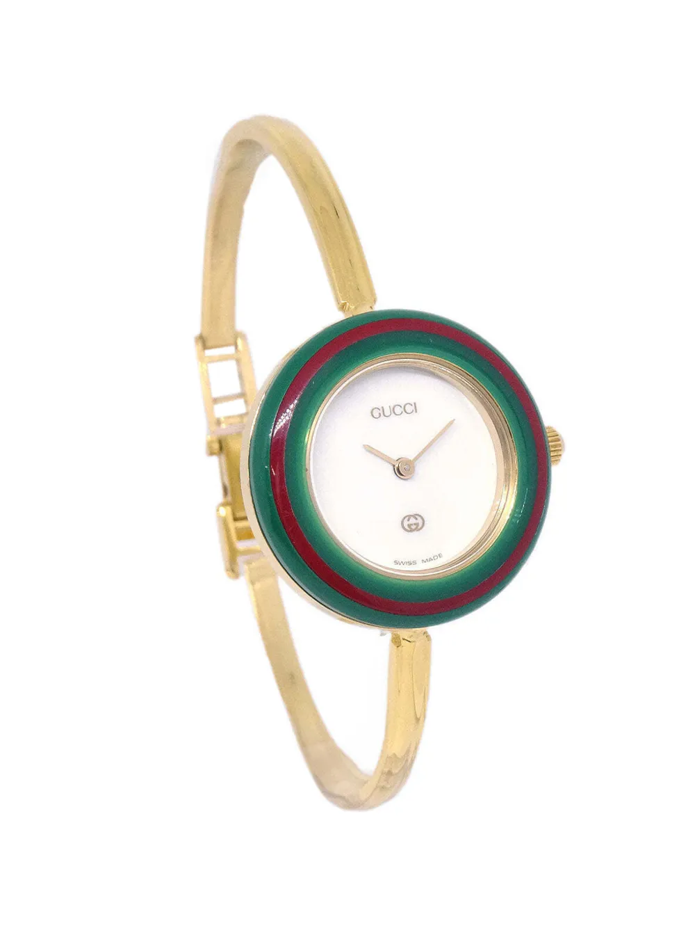 Gucci Pre-Owned 11/12 Change Bezel 26mm watch - Bianco