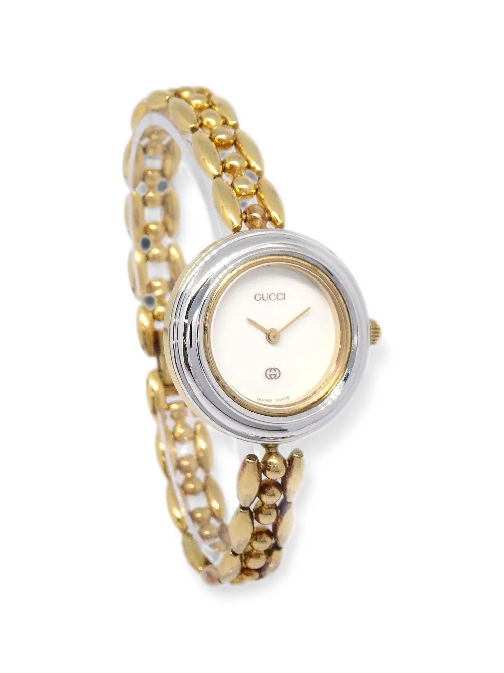 Gucci Pre-Owned Change Bezel 25mm watch - Blanc Gucci Pre-Owned Change Bezel 25mm watch - Blanc