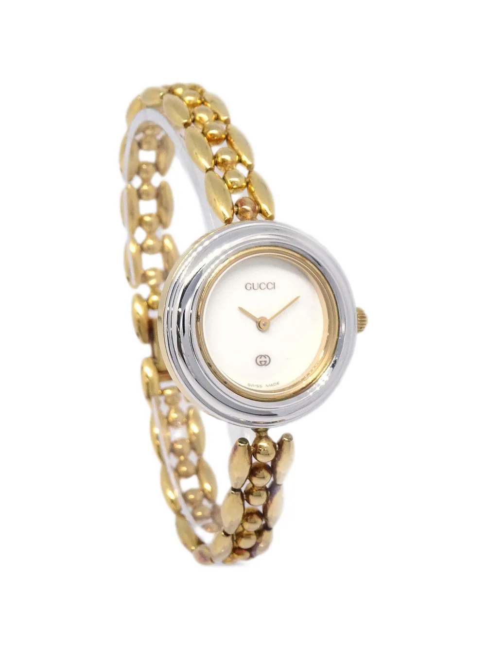 Gucci Pre-Owned Change Bezel 25mm watch - Weiß