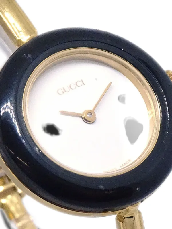 Gucci Pre-owned Change Bezel Chameleon Watch in White