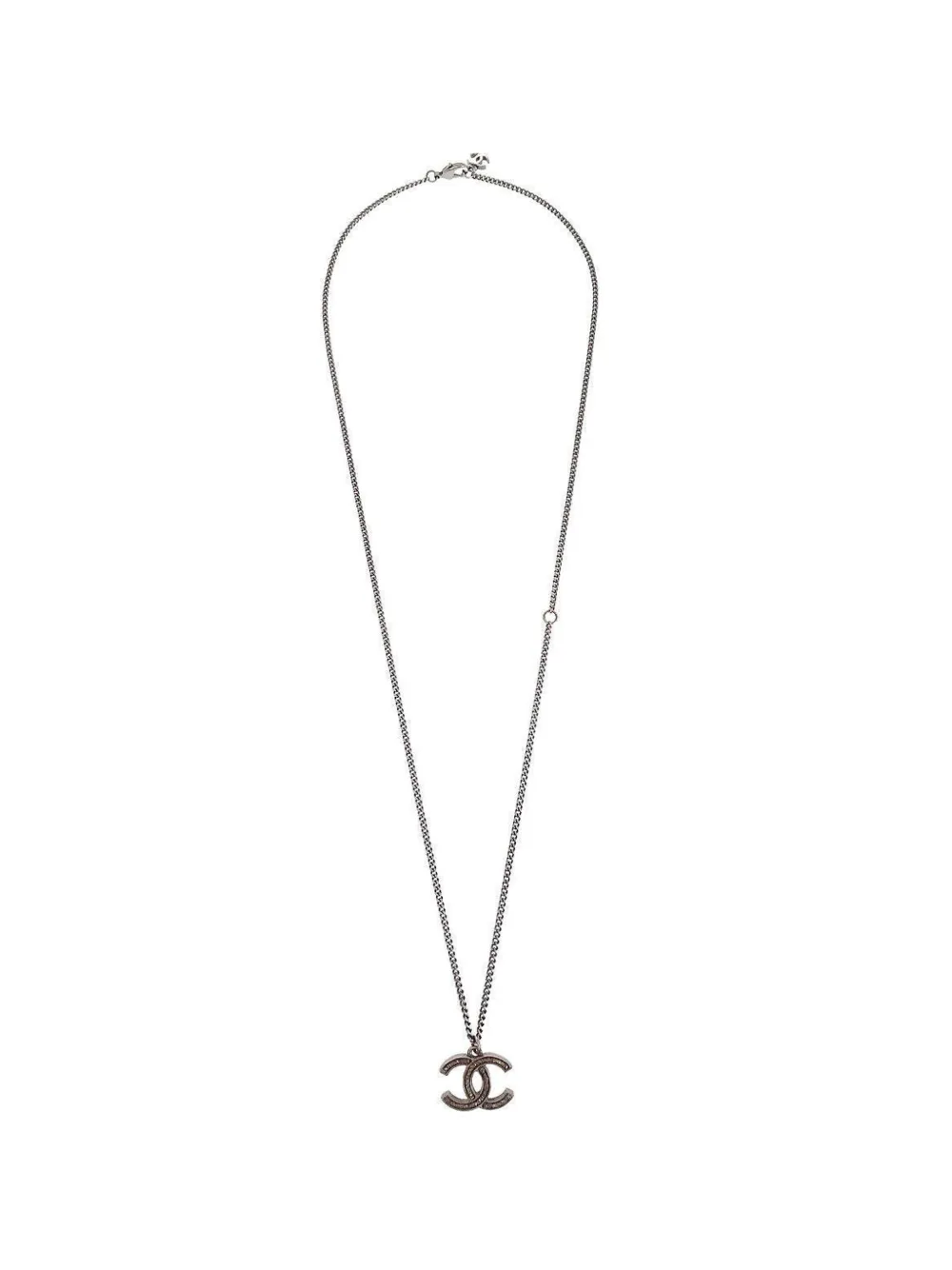 CHANEL Pre-Owned CC chain necklace - Silber