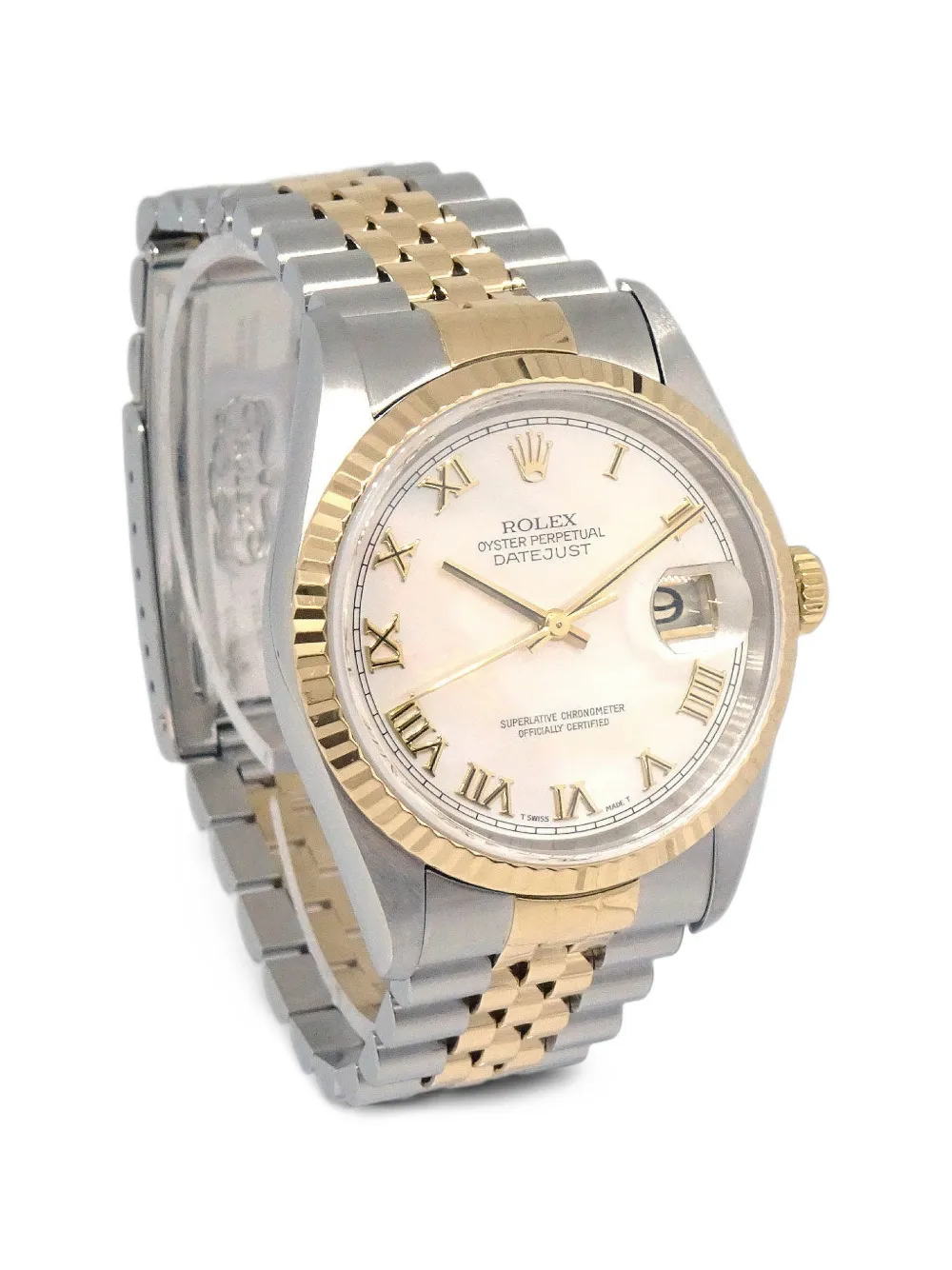 Rolex Oyster Perpetual Datejust 36mm watch - Tons neutres