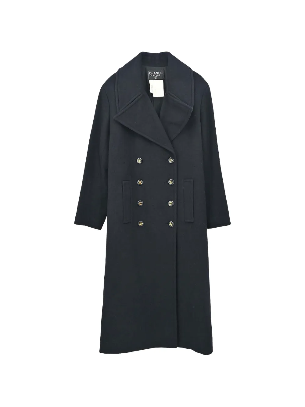 CHANEL Pre-Owned 1993 double-breasted coat - Nero
