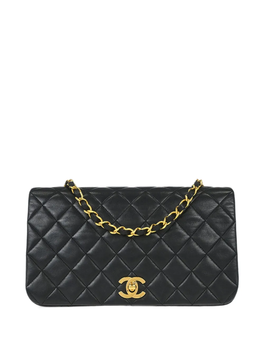 CHANEL Pre-Owned 1989-1991 CC turn-lock shoulder bag - Black