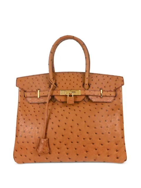 Hermès Pre-Owned 1999 Ostrich Birkin 35 leather tote bag 