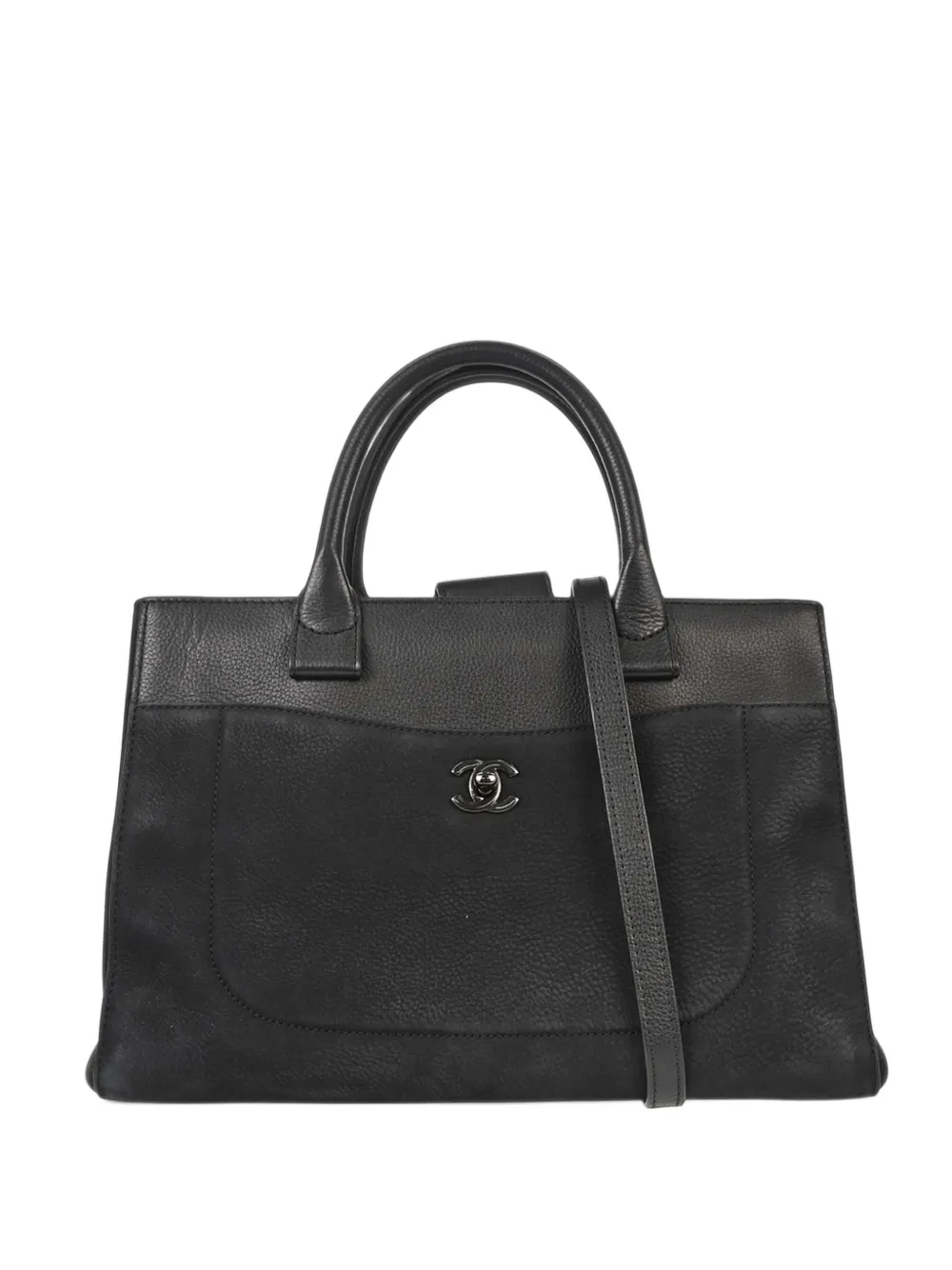 CHANEL Pre-Owned 2017-2018 Neo Executive Cerf laptop bag - Nero