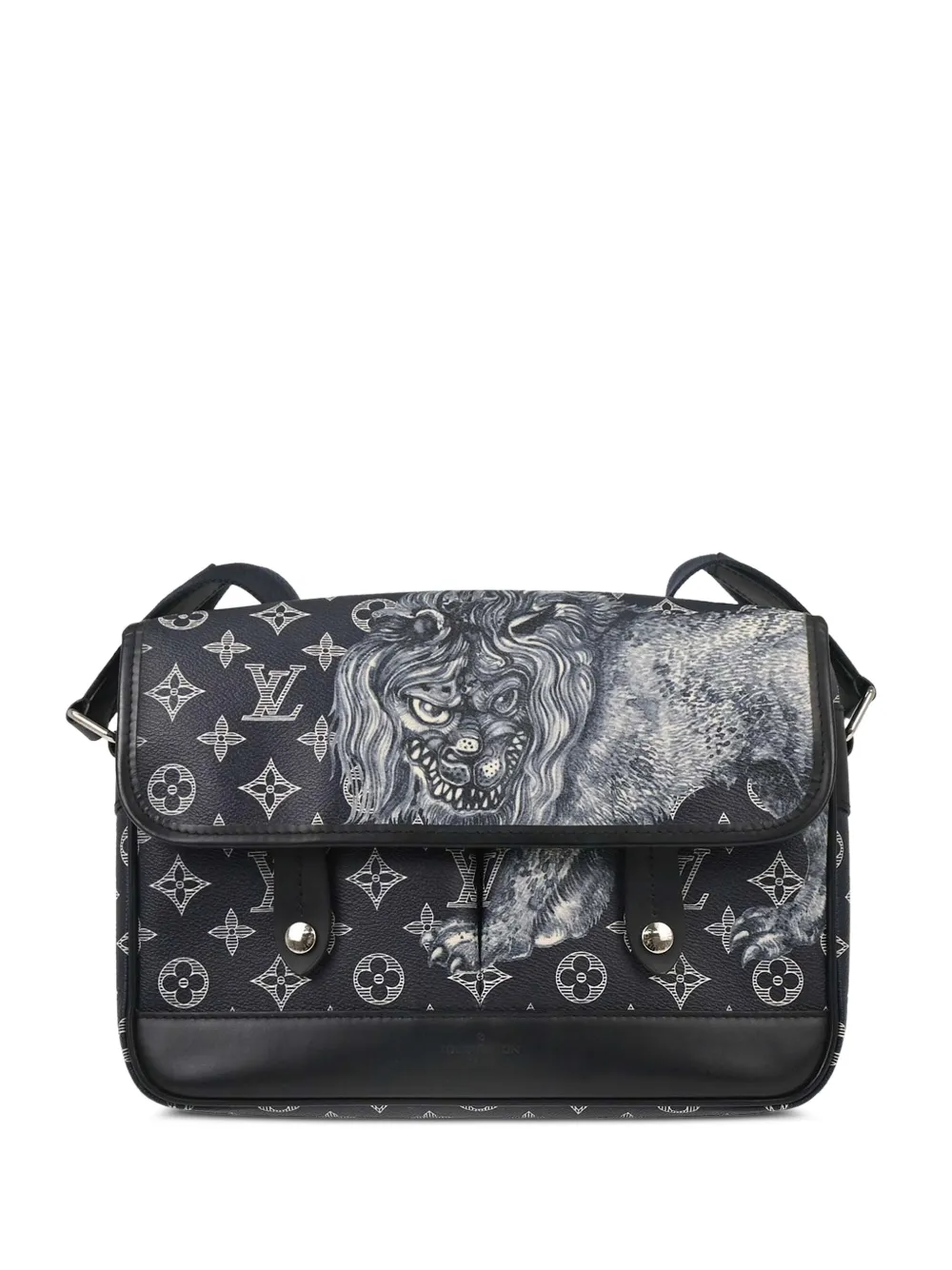 Louis Vuitton Pre-Owned x Chapman Brothers 2017 PM Savannah shoulder bag - Blu