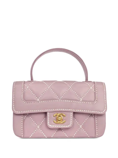 CHANEL Pre-Owned 2005-2006 mini Wild Stitch tote bag