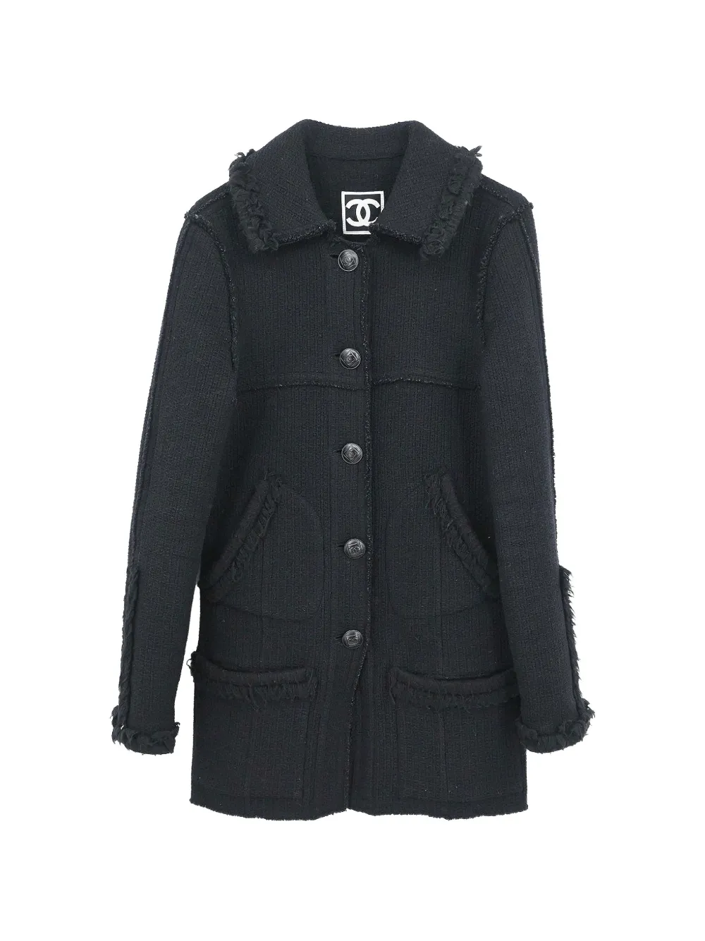 CHANEL Pre-Owned 2008 Sport Line single-breasted jacket - Nero