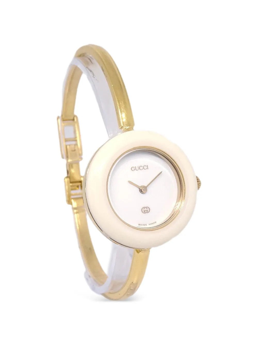 Gucci Pre-Owned 11/12 Change Bezel 25mm watch - Weiß