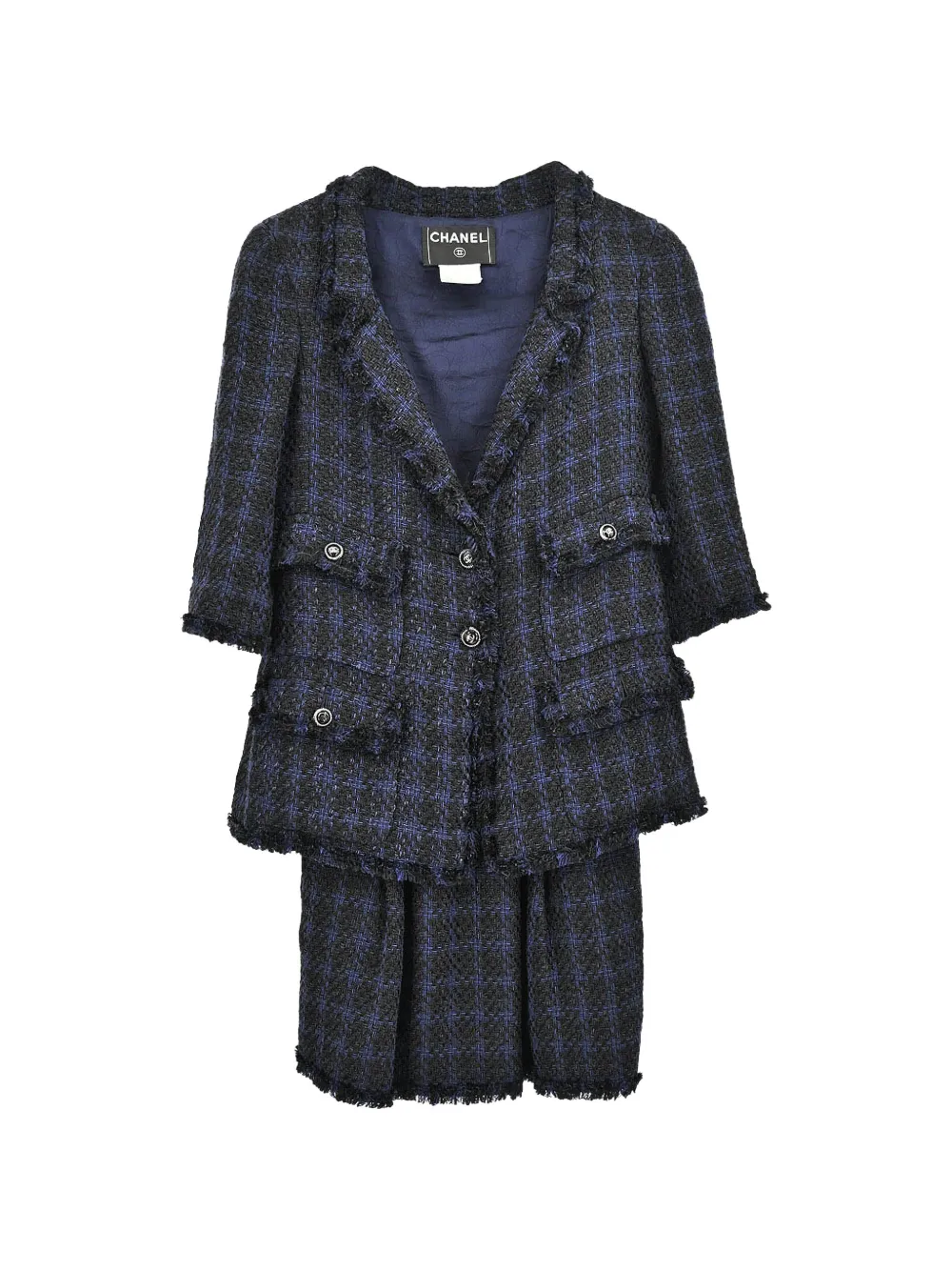 CHANEL Pre-Owned 2007 Setup dress and jacket suit - Nero