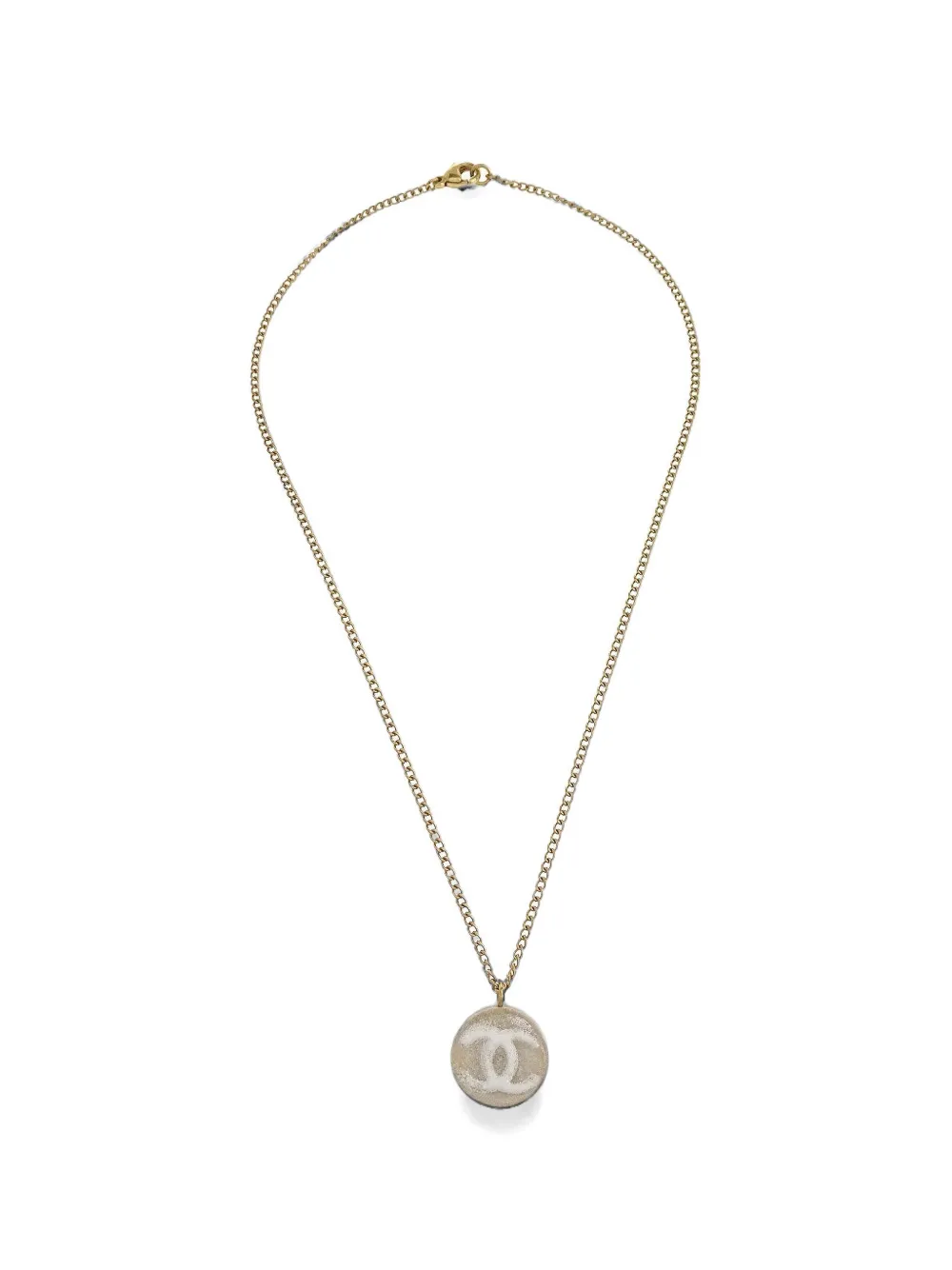 CHANEL Pre-Owned Medallion Interlocking CC necklace - Oro