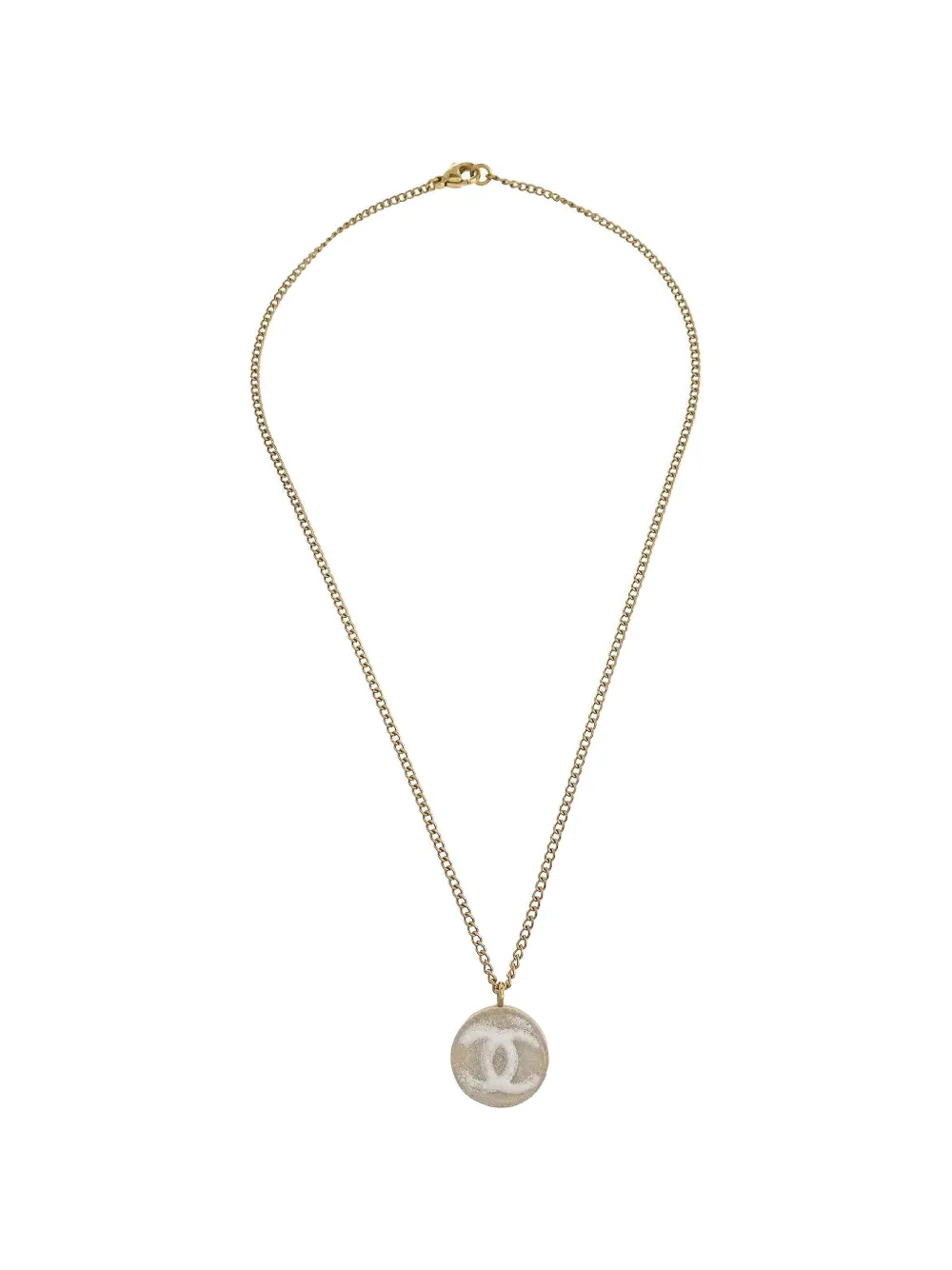 CHANEL Pre-Owned Medallion Interlocking CC necklace - Gold