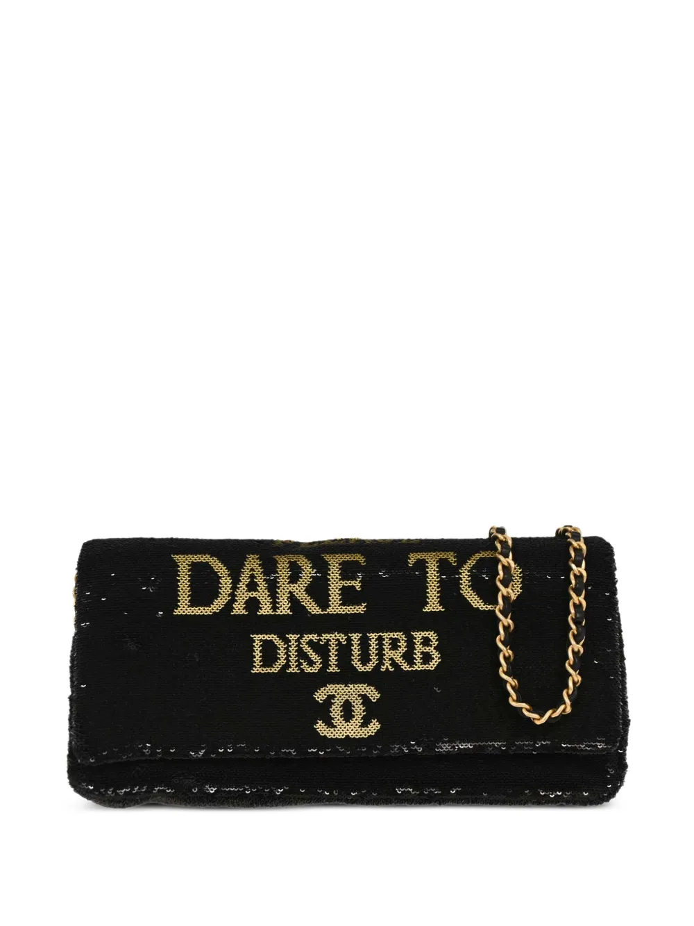 CHANEL Pre-Owned 2017-2018 Paris Cosmopolite Dare To Disturb shoulder bag - Black