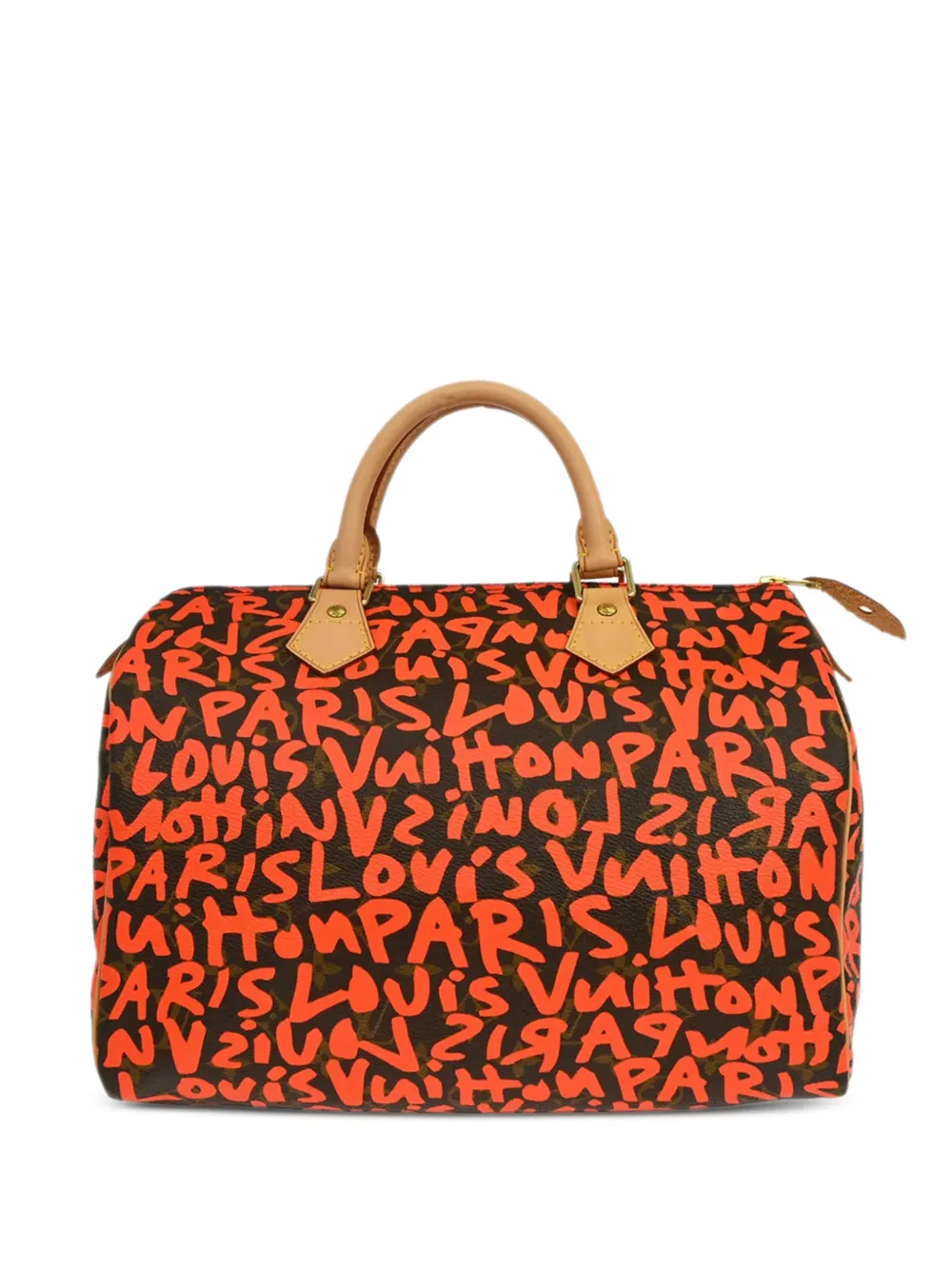 Louis Vuitton Pre-Owned Monogram Graffiti Speedy 30 travel bag - Marrone
