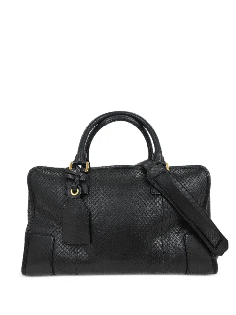 Loewe Pre-Owned アマソナ パイソン 36 ハンドバッグ