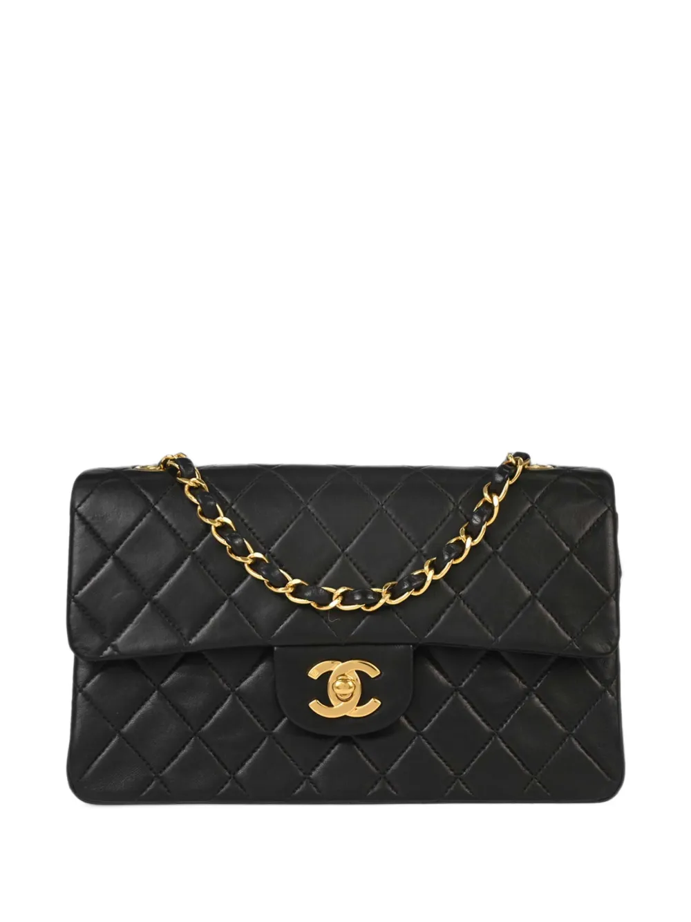 CHANEL Pre-Owned 2000-2002 small Classic Double Flap shoulder bag - Nero