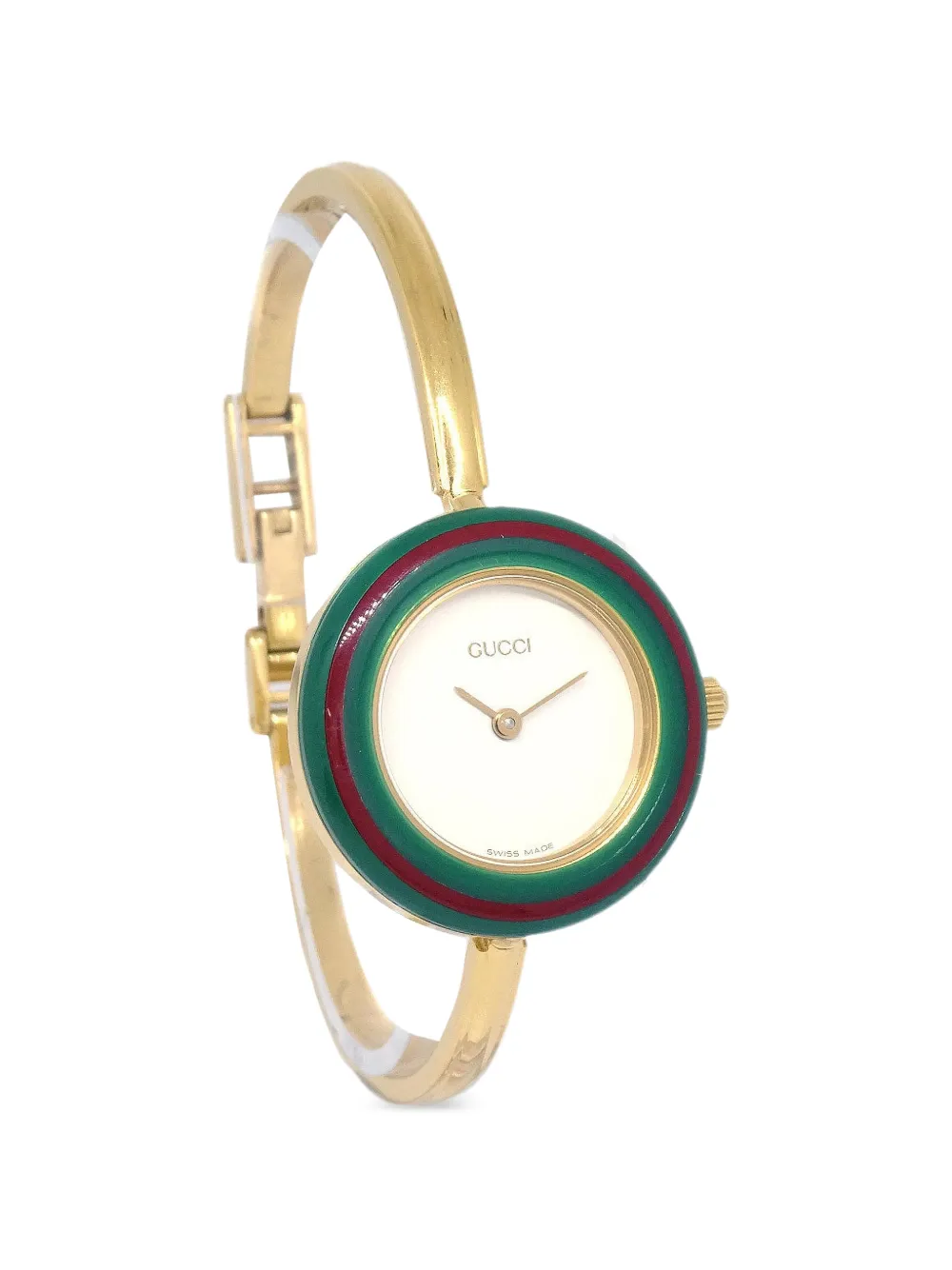 Gucci Pre-Owned Change Bezel 26mm watch - Weiß
