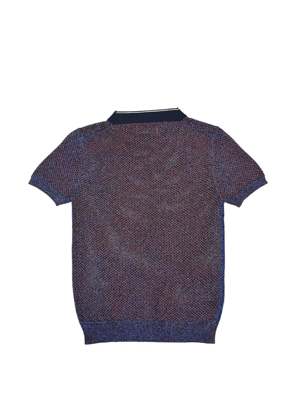 Prada Pre-Owned 2018 logo-intarsia open-knit top - Blu