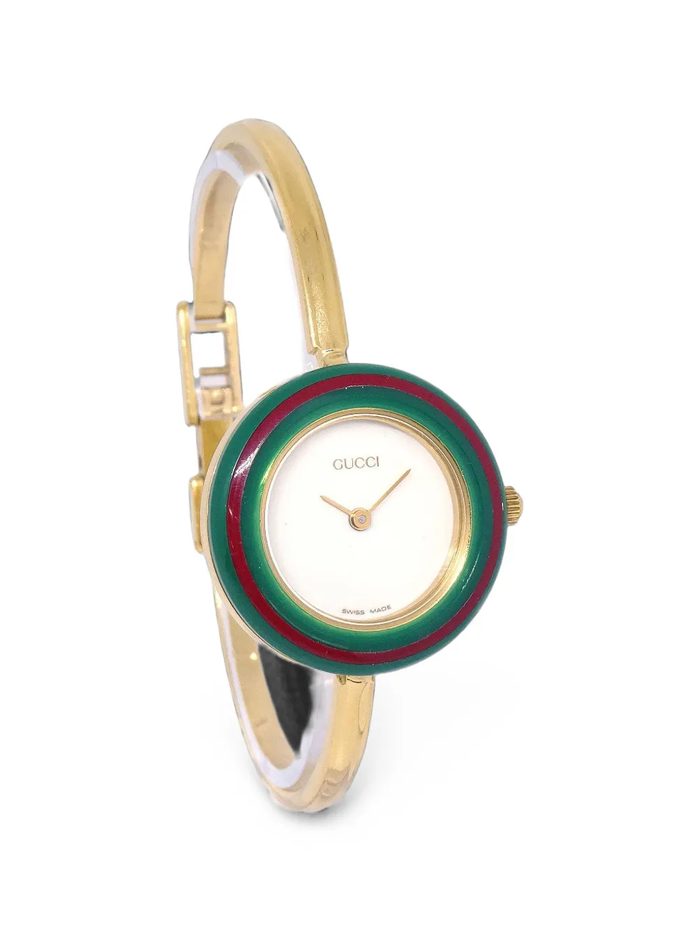 Gucci Pre-Owned Change Bezel Chameleon 25mm watch - Blanc Gucci Pre-Owned Change Bezel Chameleon 25mm watch - Blanc