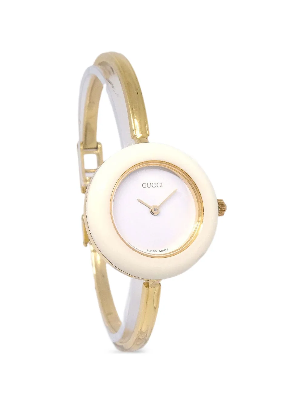 Gucci Pre-Owned change-bezel 25mm watch - Bianco
