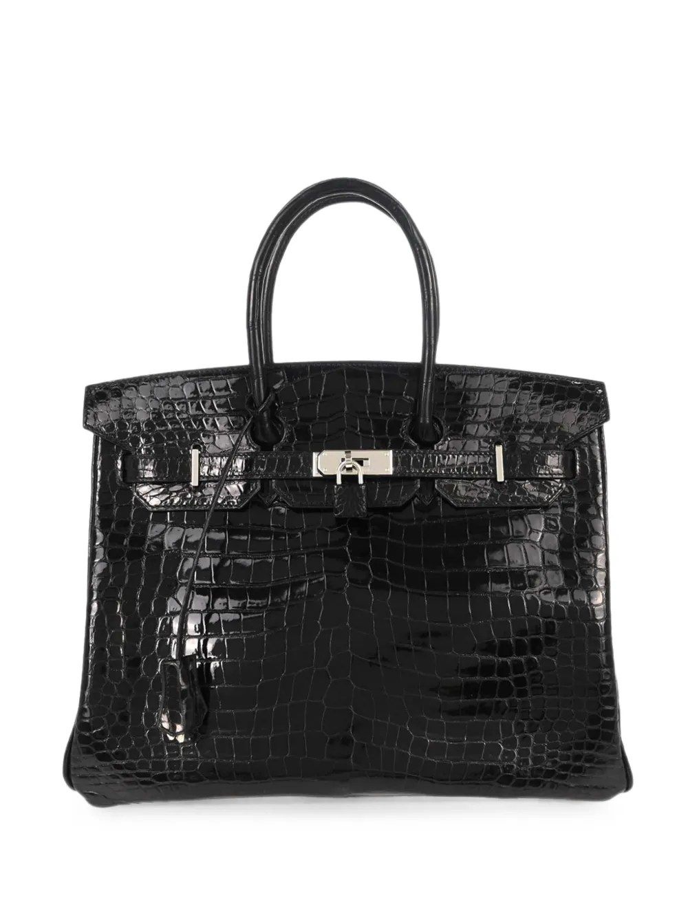 Hermès Pre-Owned Birkin 35 leather tote bag - Noir Hermès Pre-Owned Birkin 35 leather tote bag - Noir