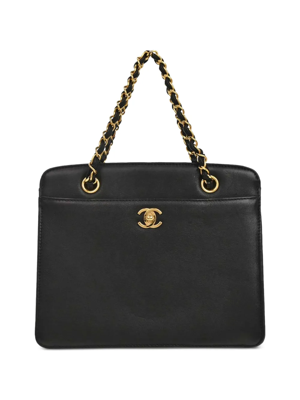 CHANEL Pre-Owned 1997-1999 CC Turn-lock tote bag - Schwarz