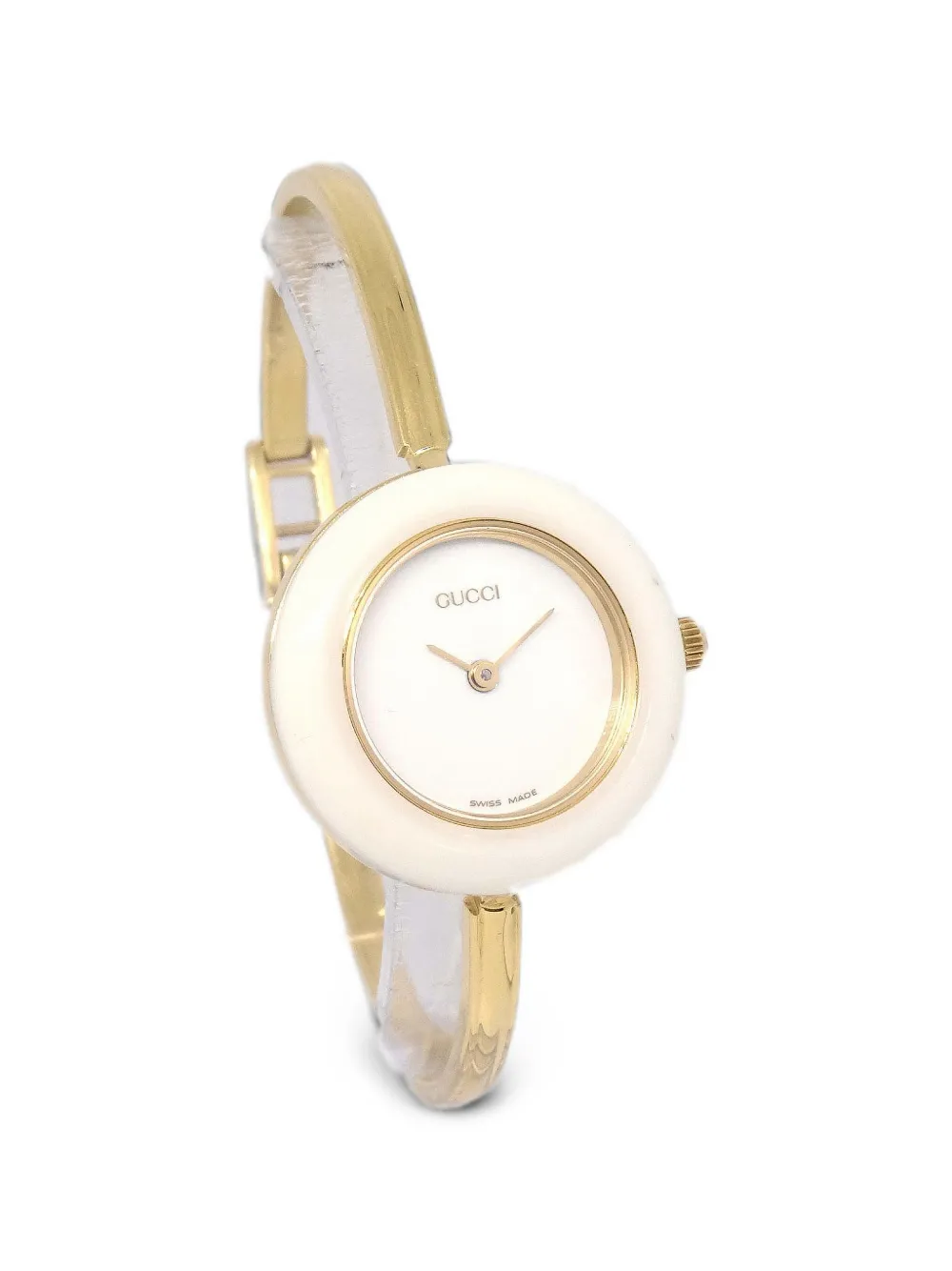 Gucci Pre-Owned Change Bezel 26mm watch - Blanc Gucci Pre-Owned Change Bezel 26mm watch - Blanc