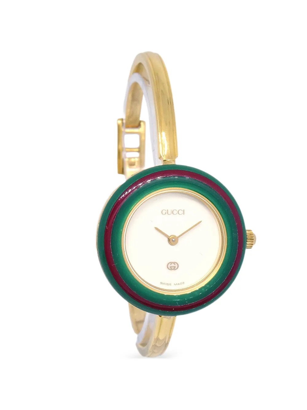 Gucci Pre-Owned Change Bezel 25mm watch - Weiß