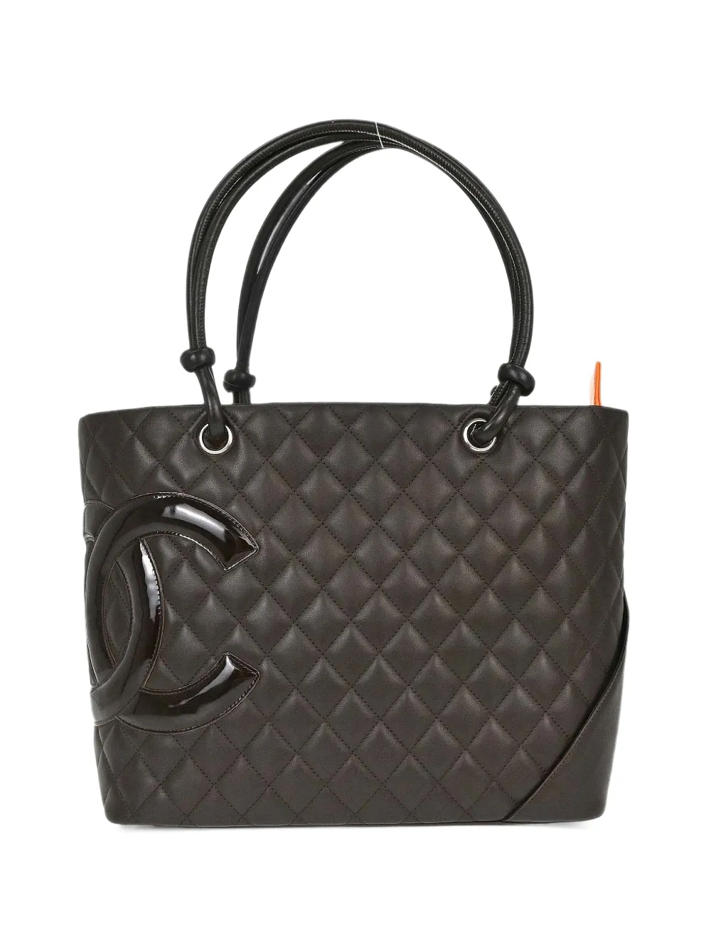 CHANEL Pre-Owned 2005-2006 Cambon Ligne leather tote bag - Marrone