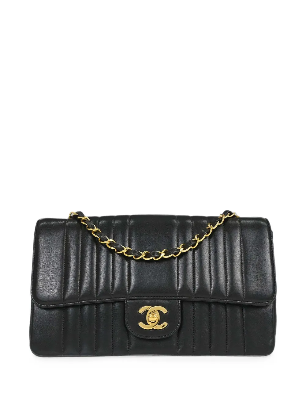CHANEL Pre-Owned 1991-1994 Mademoiselle single flap shoulder bag - Nero