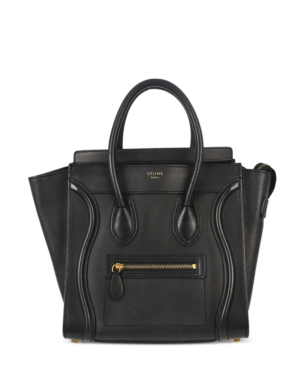 Celine Pre-Owned Luggage Micro leather tote bag - Nero