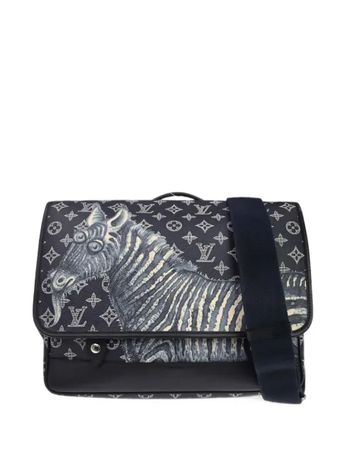 Louis Vuitton Pre-Owned Monogram Savannah logo-pattern messenger bag